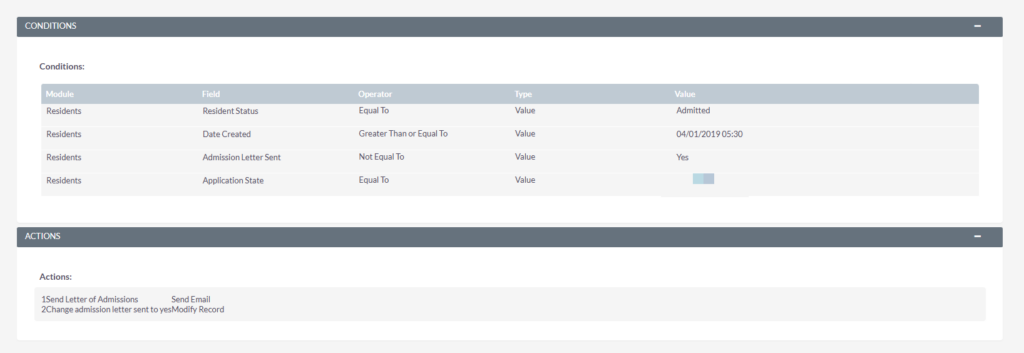 suitecrrm for education workflow