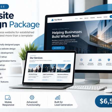 Enterprise website design service