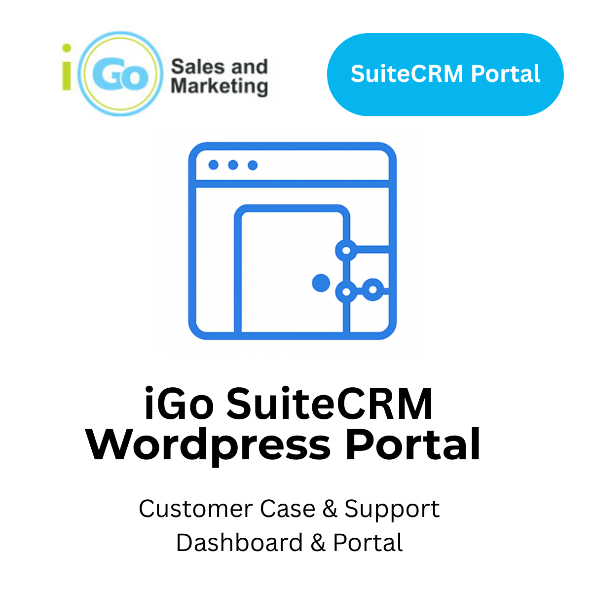 igo suitecrm wordpress protal